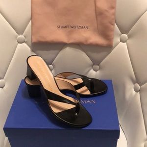 New Stuart Weitzman Brigida leather sandals